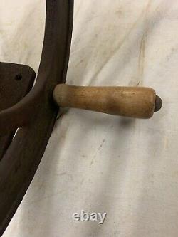 Antique Cast Iron Coffee & Grain Grinder/Mill no. 1762 Maker Unknown Working