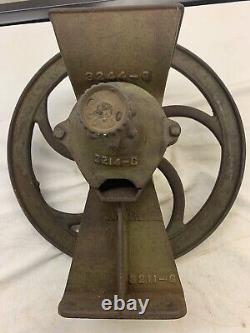 Antique Cast Iron Coffee & Grain Grinder/Mill no. 1762 Maker Unknown Working