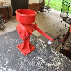Antique Cast Iron Coffee Grinder 2MB C. S. Bell Co Grist Mill Hand Crank