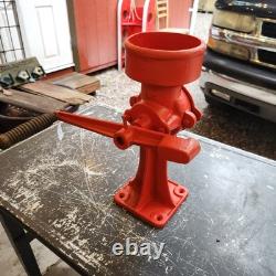 Antique Cast Iron Coffee Grinder 2MB C. S. Bell Co Grist Mill Hand Crank