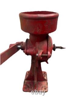Antique Cast Iron Coffee Grinder 2MB C. S. Bell Co Grist Mill Hand Crank