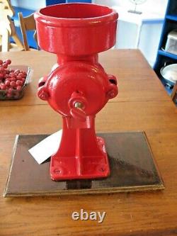 Antique Cast Iron Coffee Grinder 2mb Embossed