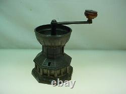 Antique Cast Iron Coffee Grinder Archibald Kenrick & Sons MILL House Shaped