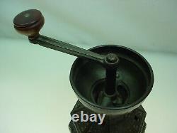 Antique Cast Iron Coffee Grinder Archibald Kenrick & Sons MILL House Shaped
