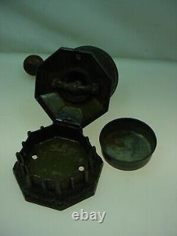 Antique Cast Iron Coffee Grinder Archibald Kenrick & Sons MILL House Shaped