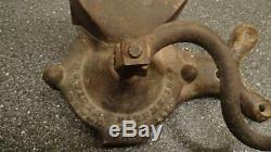 Antique Cast Iron Coffee Grinder B. Swifts, Wall Mount, Manufactured 1845-1859