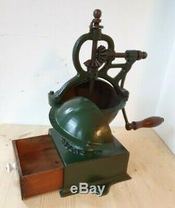 Antique Cast Iron Coffee Grinder Goldenberg N. 2 Germany