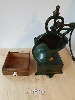 Antique Cast Iron Coffee Grinder Goldenberg N. 2 Germany