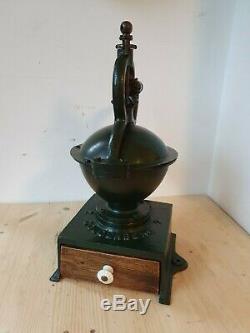 Antique Cast Iron Coffee Grinder Goldenberg N. 2 Germany