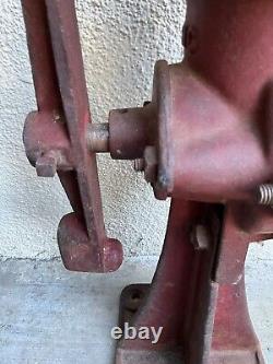 Antique Cast Iron Coffee Grinder Original Patina Industrial Primitive 2 MB