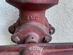 Antique Cast Iron Coffee Grinder Original Patina Industrial Primitive 2 MB