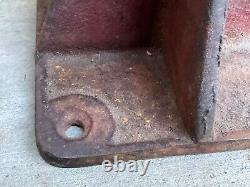 Antique Cast Iron Coffee Grinder Original Patina Industrial Primitive 2 MB