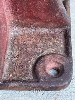 Antique Cast Iron Coffee Grinder Original Patina Industrial Primitive 2 MB