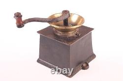 Antique Cast Iron Coffee Grinder WILLIAM COTTON UK 1890's Heavy/Rare