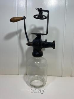 Antique Cast Iron Coffee Grinder Wall Mount