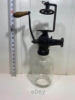 Antique Cast Iron Coffee Grinder Wall Mount