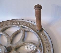 Antique Cast Iron Coffee Grinder Wheel Germany