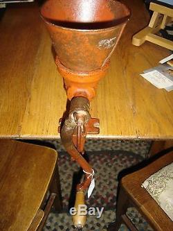 Antique Cast Iron Coffee Grinder for Coffee Beans or Corn The CS Bell Co 8875