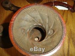 Antique Cast Iron Coffee Grinder for Coffee Beans or Corn The CS Bell Co 8875