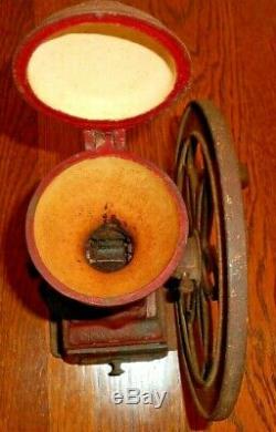 Antique Cast Iron Coffee Mill Grinder MFJ Original Patentado made in Spain