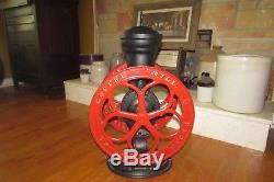 Antique Cast Iron ELGIN NATIONAL COFFEE MILL Coffee Grinder #1998DR