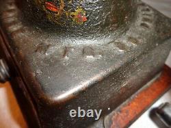 Antique Cast Iron Enterprise Manufacturing Co. Coffee Mill/Grinder, Black Paint