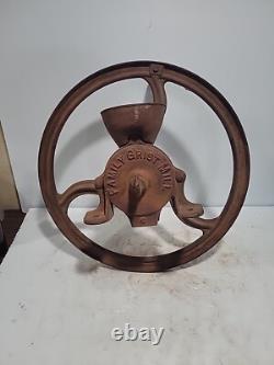 Antique Cast Iron Export Family Grist Mill Coffee/ Grain Grinder #6 (Untested)