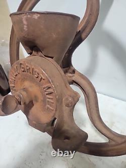 Antique Cast Iron Export Family Grist Mill Coffee/ Grain Grinder #6 (Untested)