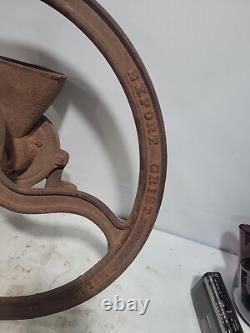 Antique Cast Iron Export Family Grist Mill Coffee/ Grain Grinder #6 (Untested)