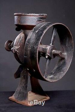 Antique Cast Iron Grinder / Mill Neat Piece 18