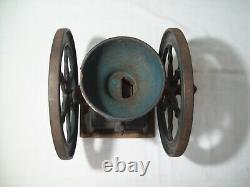 Antique Cast Iron Hand Crank Double Wheel Coffee Grinder Swift Mill