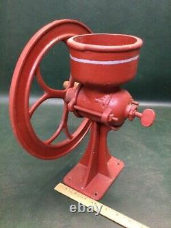 Antique Cast Iron Mill Coffee Grinder C. S. Bell Co. Hillsboro USA Model No. 1