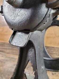 Antique Cast Iron No. 2 Coffee Corn Grist Mill Grinder Single Wheel