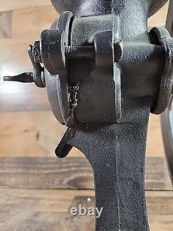 Antique Cast Iron No. 2 Coffee Corn Grist Mill Grinder Single Wheel