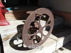 Antique Cast Iron No. 2 Wheel Stand Coffee Grinder Kitchen Country Decor Collect