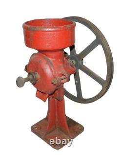 Antique Cast Iron Peanut Coffee Corn Grit Grain Mill Grinder 2MB 2MC