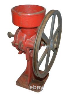 Antique Cast Iron Peanut Coffee Corn Grit Grain Mill Grinder 2MB 2MC