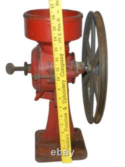 Antique Cast Iron Peanut Coffee Corn Grit Grain Mill Grinder 2MB 2MC