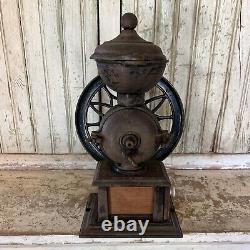 Antique Cast Iron Swift Lane Brothers Coffee Grinder Mill Poughkeepsie #12