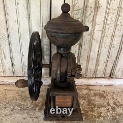 Antique Cast Iron Swift Lane Brothers Coffee Grinder Mill Poughkeepsie #12