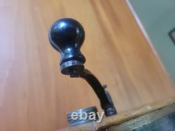 Antique Challenge Coffee Mill 1080 Sun Manufacturer Steel Alloy Buhrs USA READ