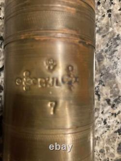 Antique Civil War Antique Coffee and Spice Grinder Brass