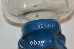 Antique Coffee Grinder Arcade #25 Glass Jar Iron U. S. A. Nice Example