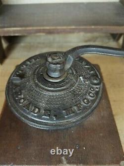 Antique Coffee Grinder Arcade MFG Co. Favorite Mill Hand Crank Coffee Grinder