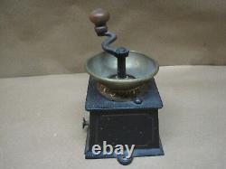 Antique Coffee Grinder Cast Iron & Brass Joseph Fimer Birmingham England