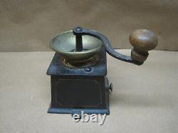 Antique Coffee Grinder Cast Iron & Brass Joseph Fimer Birmingham England