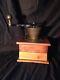 Antique Coffee Grinder Dated 1866! Handmade Dovetails, Beautiful