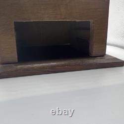 Antique Coffee Grinder Handle Handmade ART Cremation Rare Old IRON Cast Urn Ashe