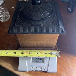 Antique Coffee Grinder Handle Handmade ART Cremation Rare Old IRON Cast Urn Ashe