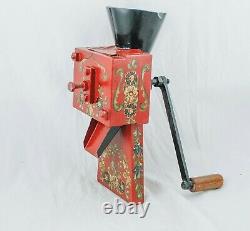 Antique Coffee Grinder Hindeloopen Grain Mill Kaffeemuehle Koffiemolen